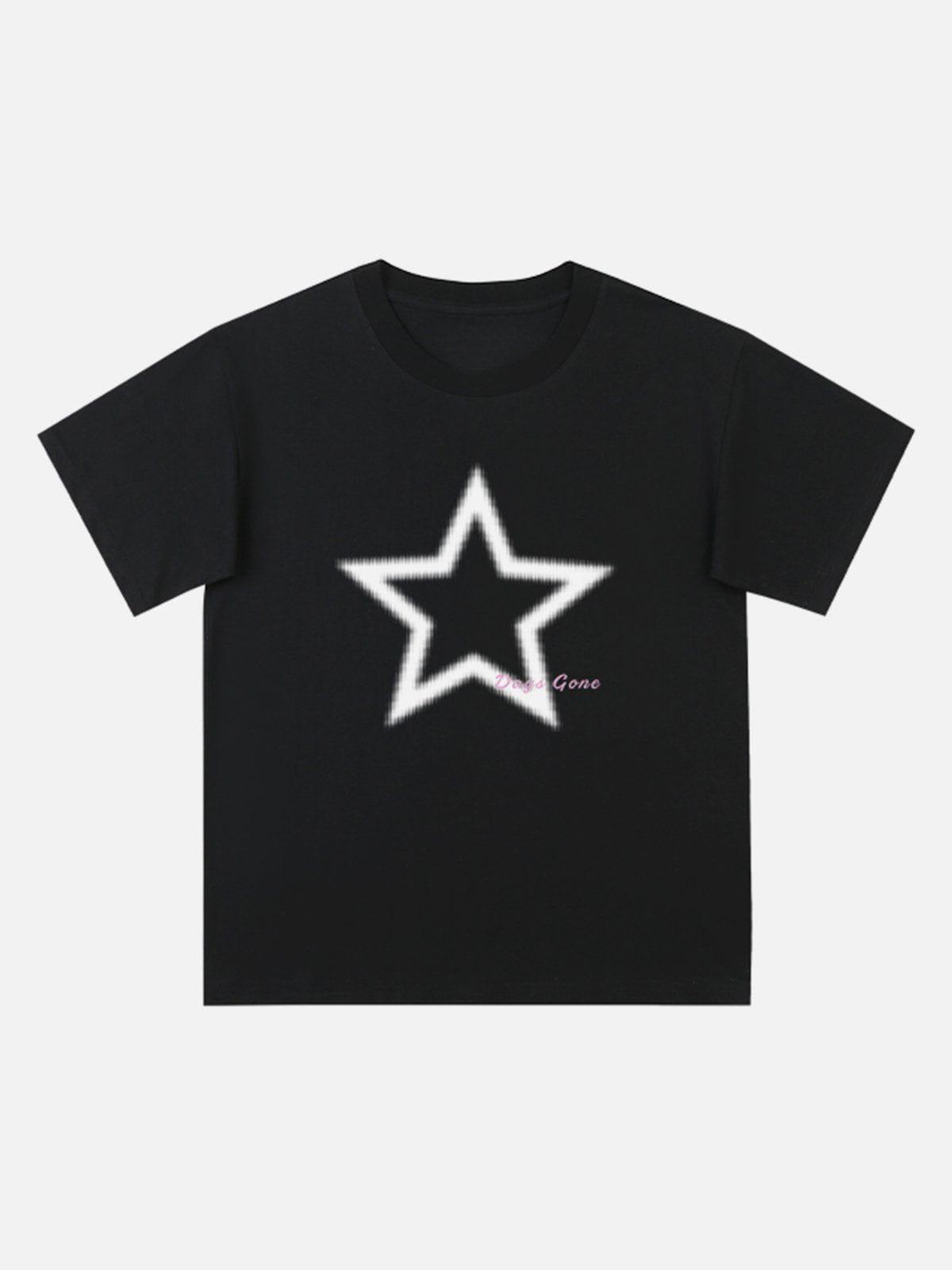 Sneakerland™ - Star Print Tee - tntwear1