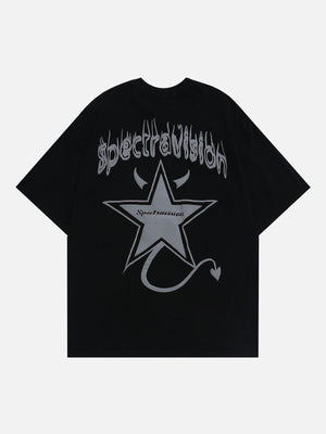 Sneakerland™ - Star Tail Graphic Tee - tntwear1