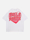 Sneakerland™ - Stereoscopic Flame Letter Graphic Tee - tntwear1