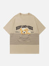 Sneakerland™ - Stripe Doll Print Tee - tntwear1