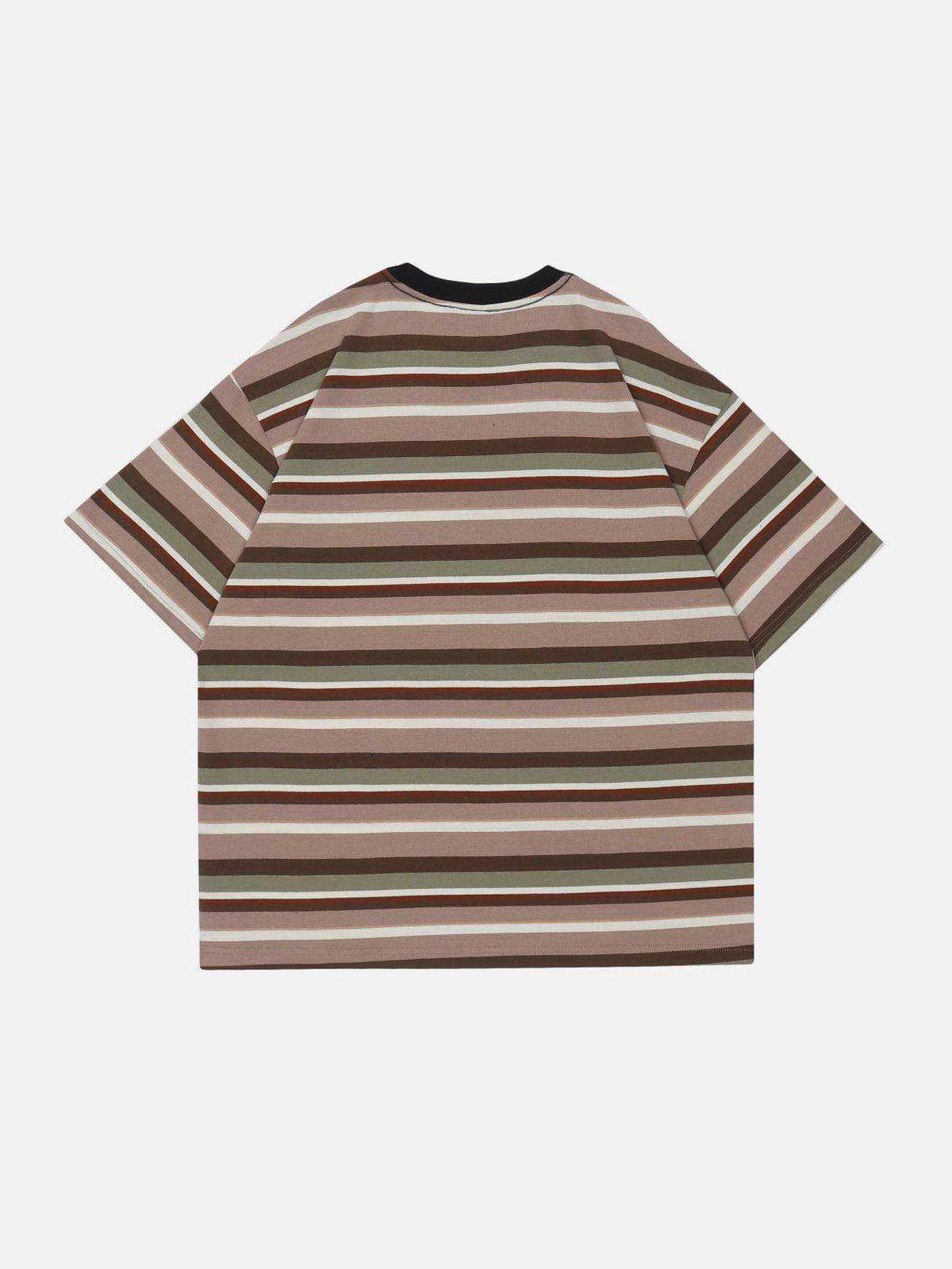 Sneakerland™ - Striped Clash Tee - tntwear1