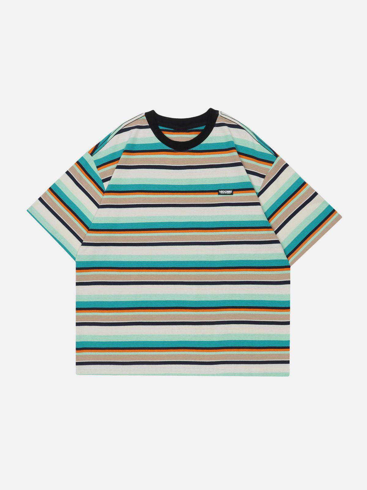 Sneakerland™ - Striped Clash Tee - tntwear1