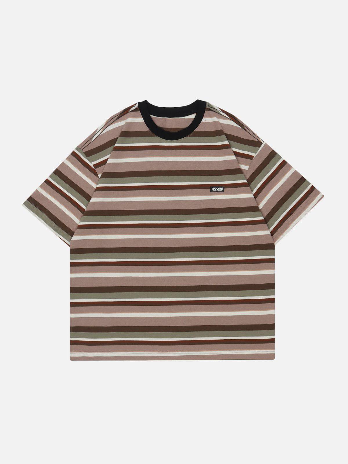 Sneakerland™ - Striped Clash Tee - tntwear1