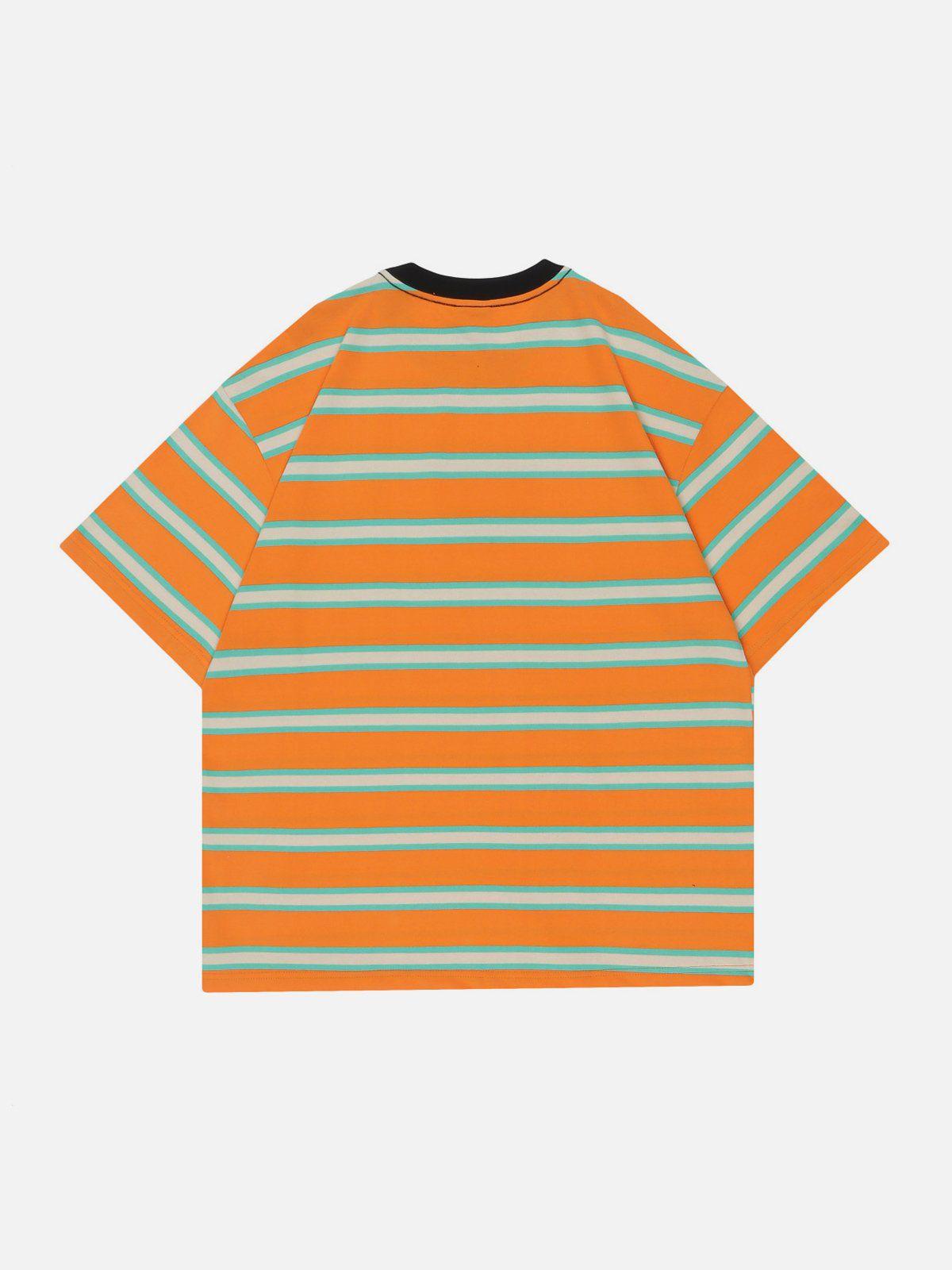 Sneakerland™ - Striped Clashing Colours Tee - tntwear1