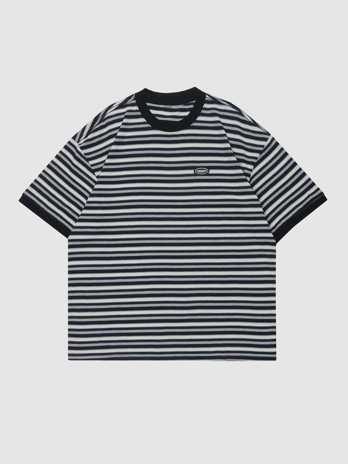 Sneakerland™ - Stripes Color Clash Tee - tntwear1