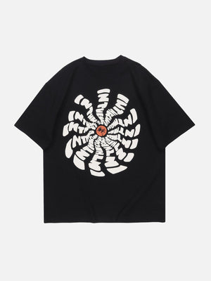 Sneakerland™ - Sun Flower Totem Print Tee - tntwear1