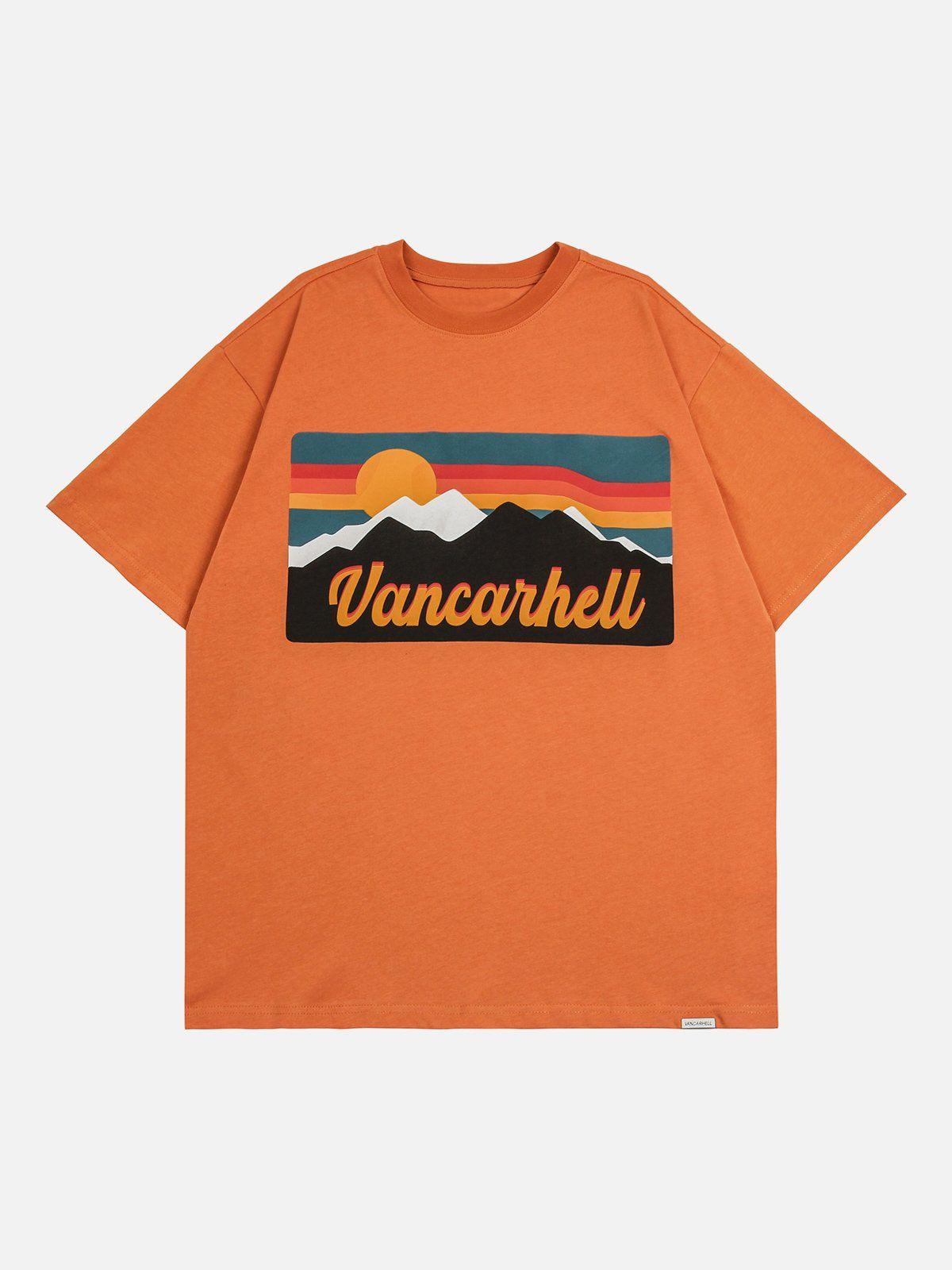 Sneakerland™ - Sunset Graphic Print Tee - tntwear1