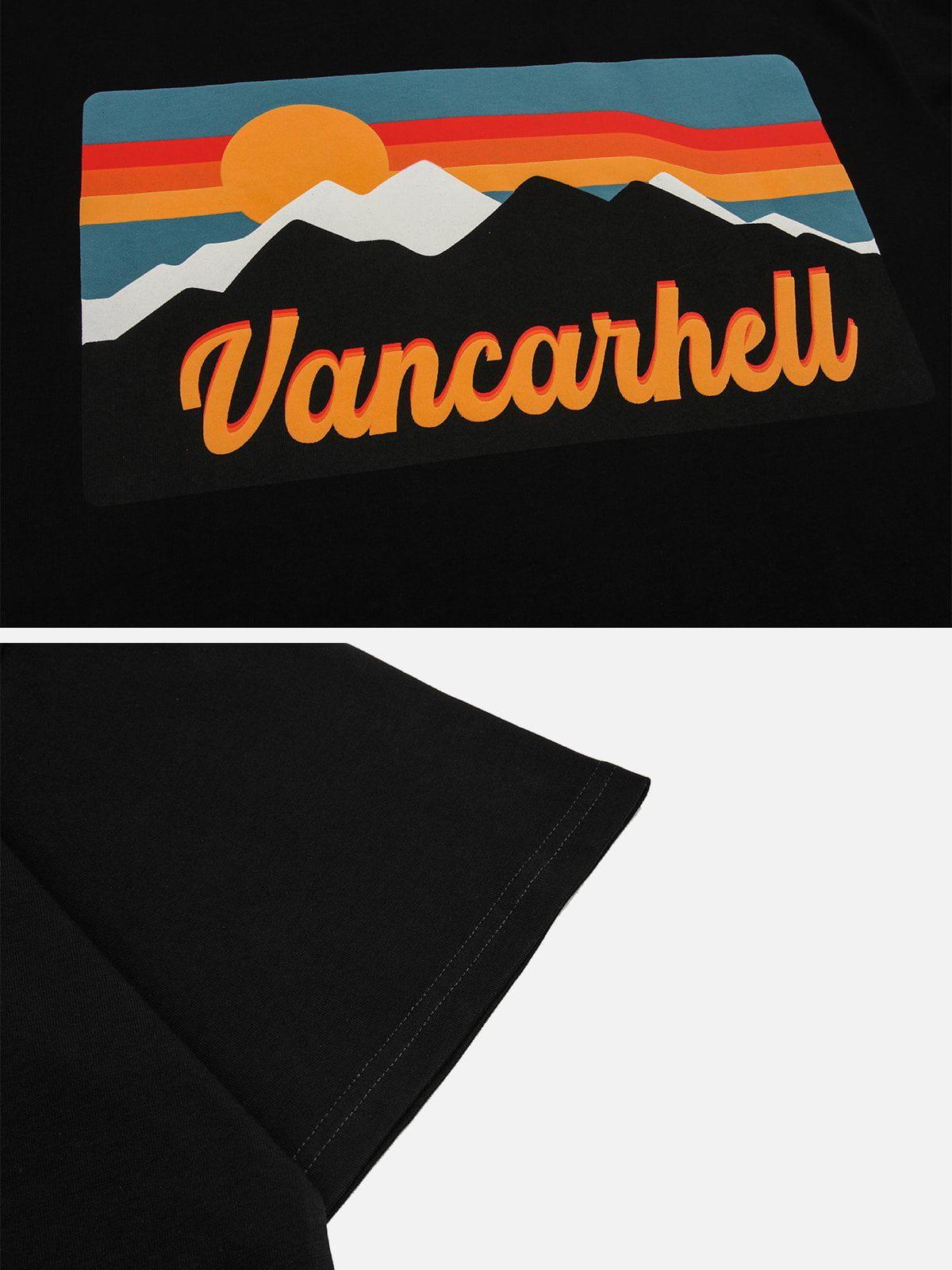 Sneakerland™ - Sunset Graphic Print Tee - tntwear1