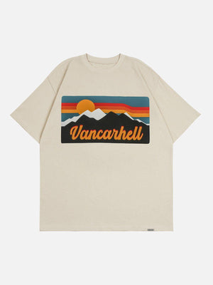 Sneakerland™ - Sunset Graphic Print Tee - tntwear1