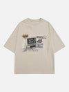 Sneakerland™ - TV Print Washed Tee - tntwear1