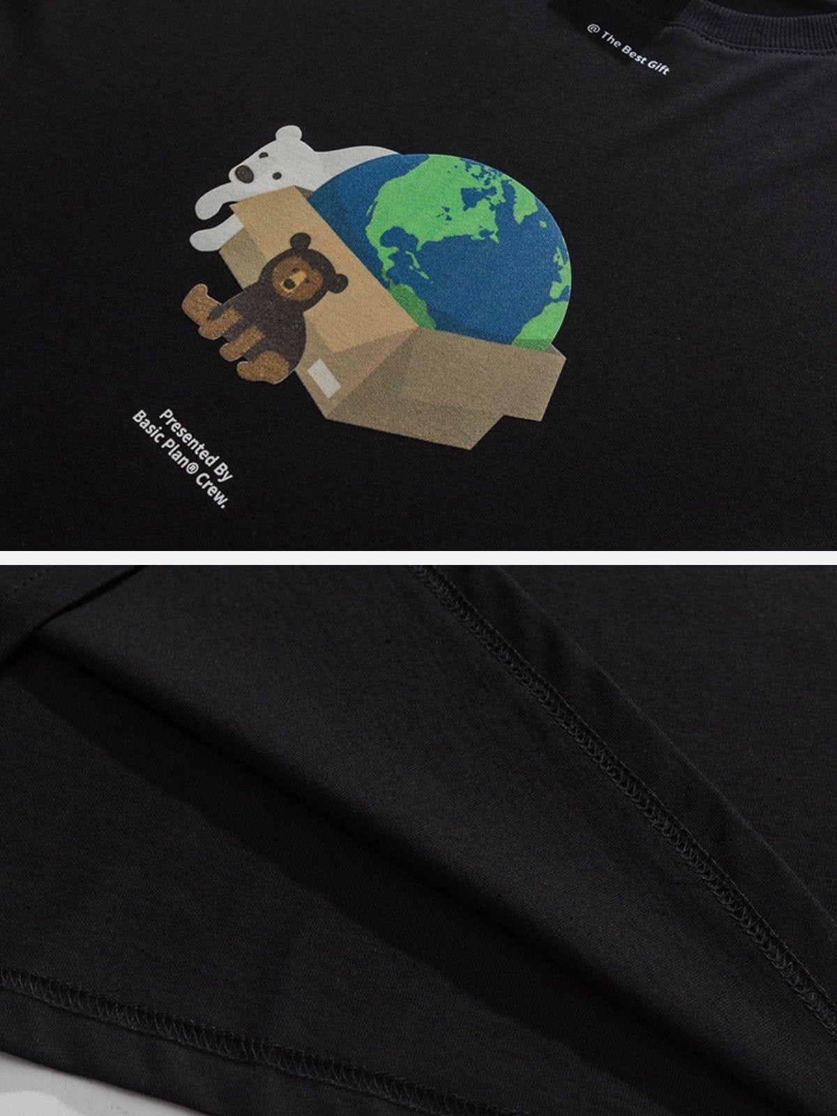 Sneakerland™ - The Earth Print Tee - tntwear1