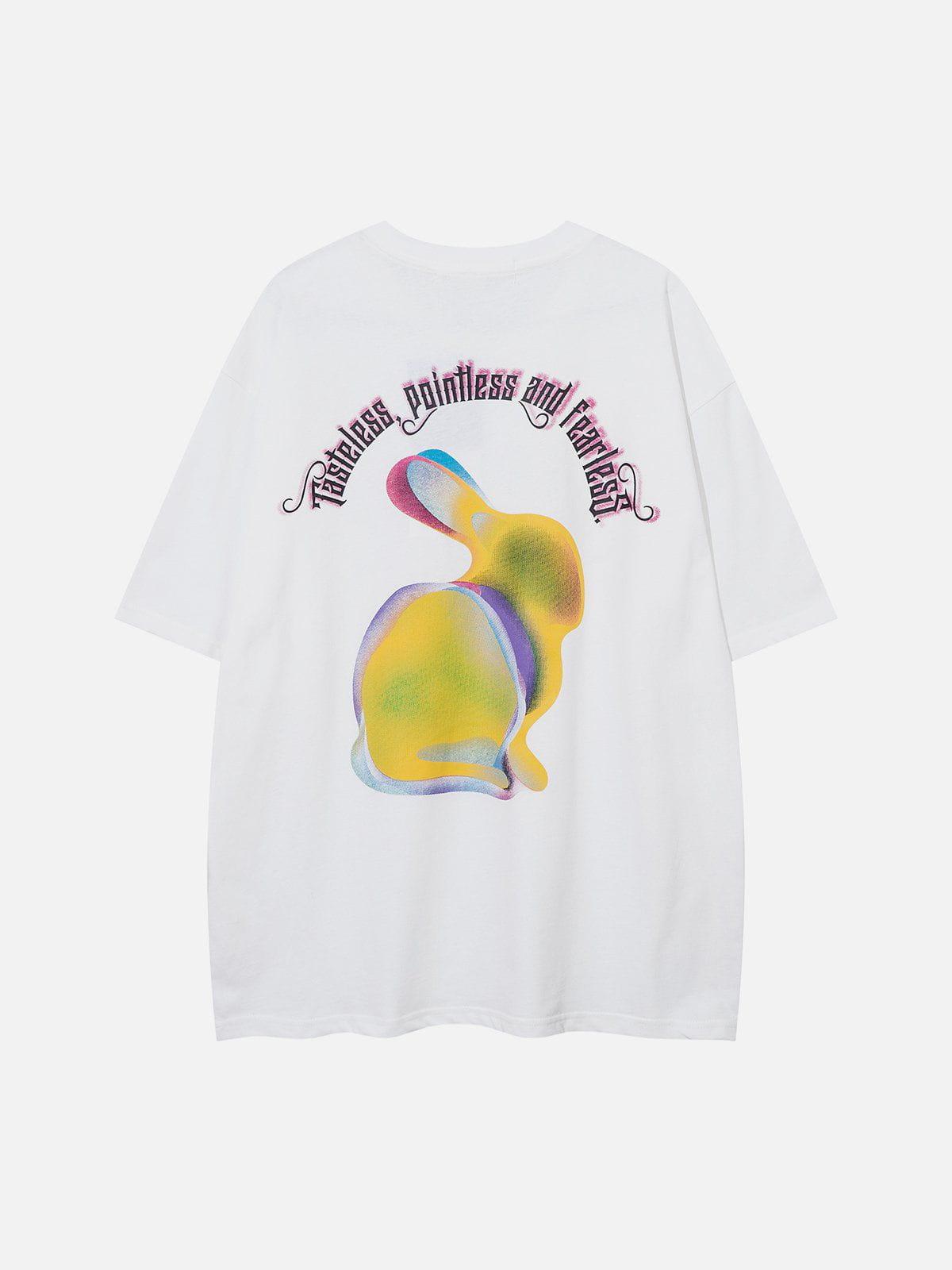 Sneakerland™ - Thermal Imaging Rabbit Graphic Tee - tntwear1