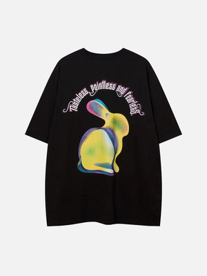 Sneakerland™ - Thermal Imaging Rabbit Graphic Tee - tntwear1