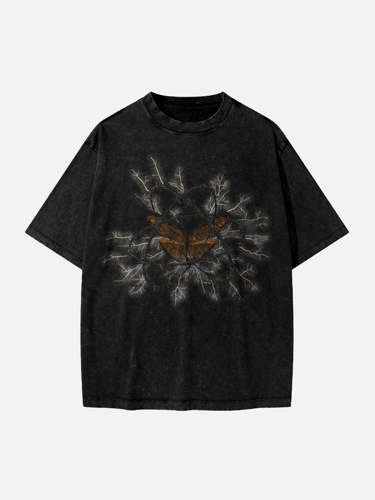 Sneakerland™ - Thorns Butterfly Print Tee - tntwear1