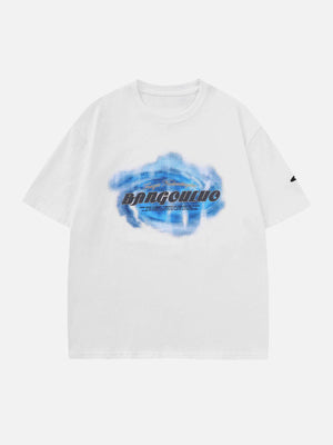 Sneakerland™ - Tie-dye letters Print Tee - tntwear1