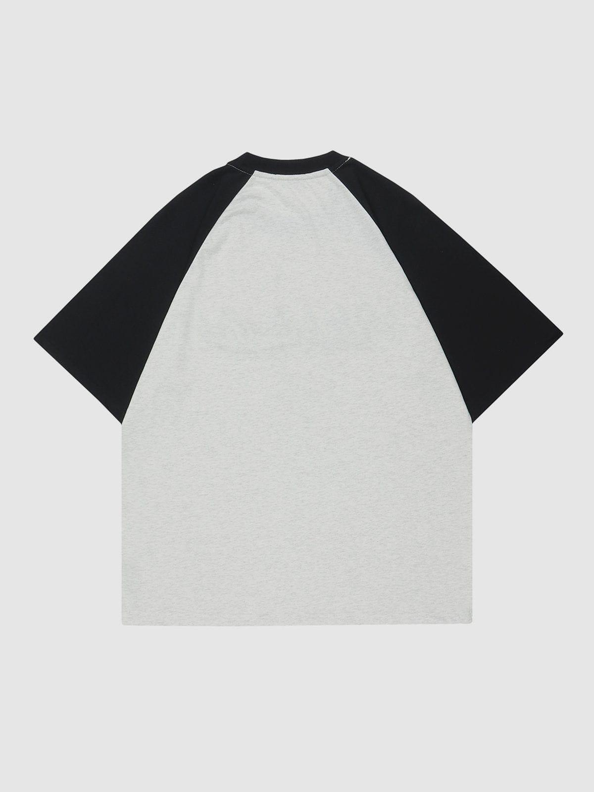 Sneakerland™ - Towel Embroidery Color Clash Tee - tntwear1