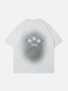 Sneakerland™ - Towel Embroidery Star Print Tee - tntwear1