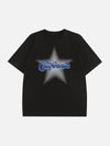 Sneakerland™ - Towel Embroidery Star Print Tee - tntwear1