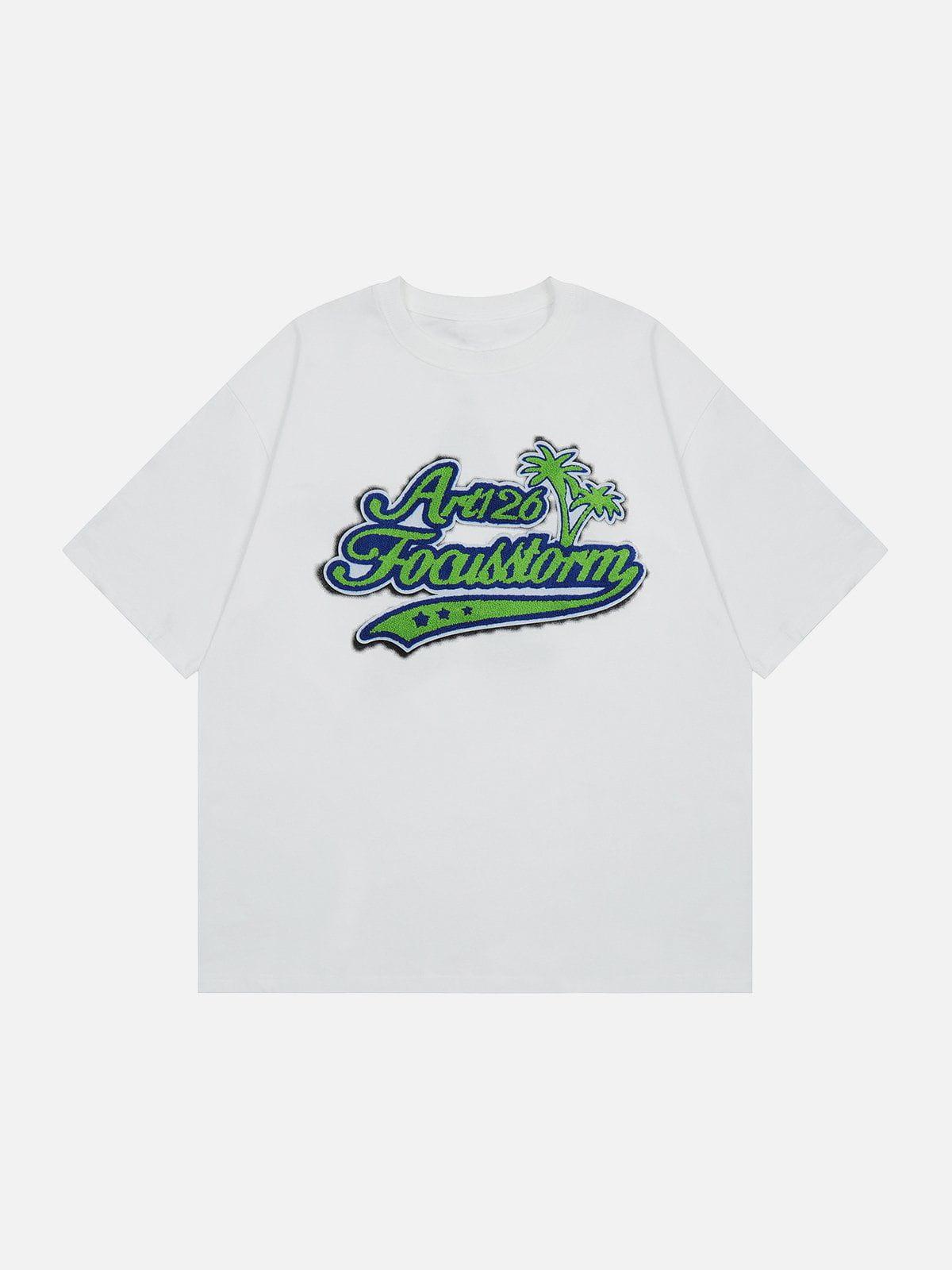 Sneakerland™ - Towel Embroidery Star Tee - tntwear1