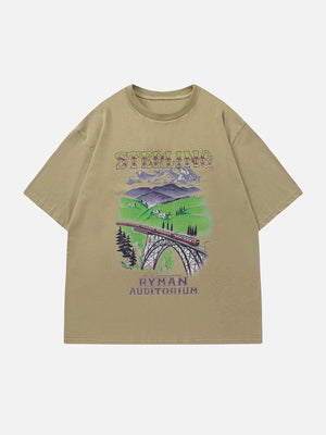 Sneakerland™ - Train Track Printing Tee - tntwear1