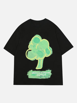 Sneakerland™ - Tree Graphic Print Tee - tntwear1