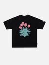 Sneakerland™ - Tulip Bouquet Print Tee - tntwear1