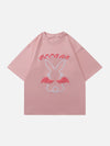 Sneakerland™ - Wings Rabbit Graphic Tee - tntwear1