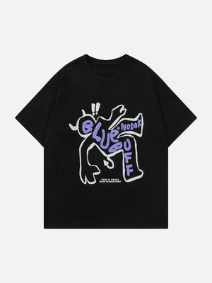 Sneakerland™ - Wrestling Demon Print Tee - tntwear1