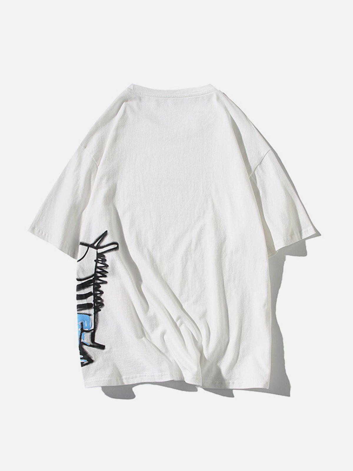 Sneakerland™ - Zebra Print Tee - tntwear1