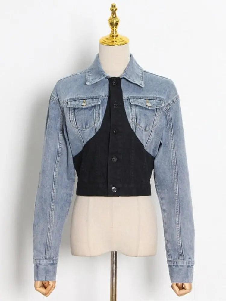 Tamy Duo Denim Jacket - tntwear1