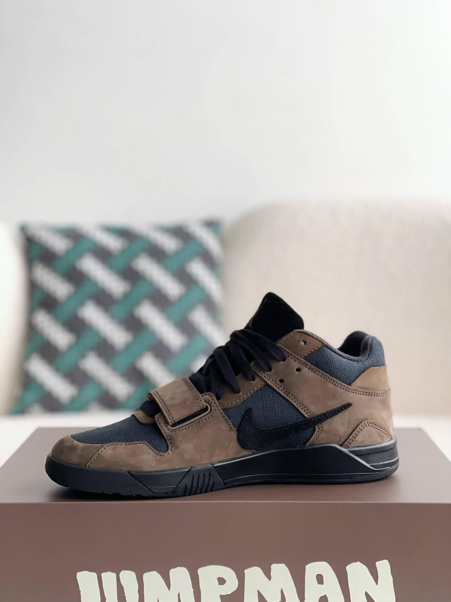 Travis Scott x Jordan Jumpman Jack Dark Mocha Sneakers - tntwear1