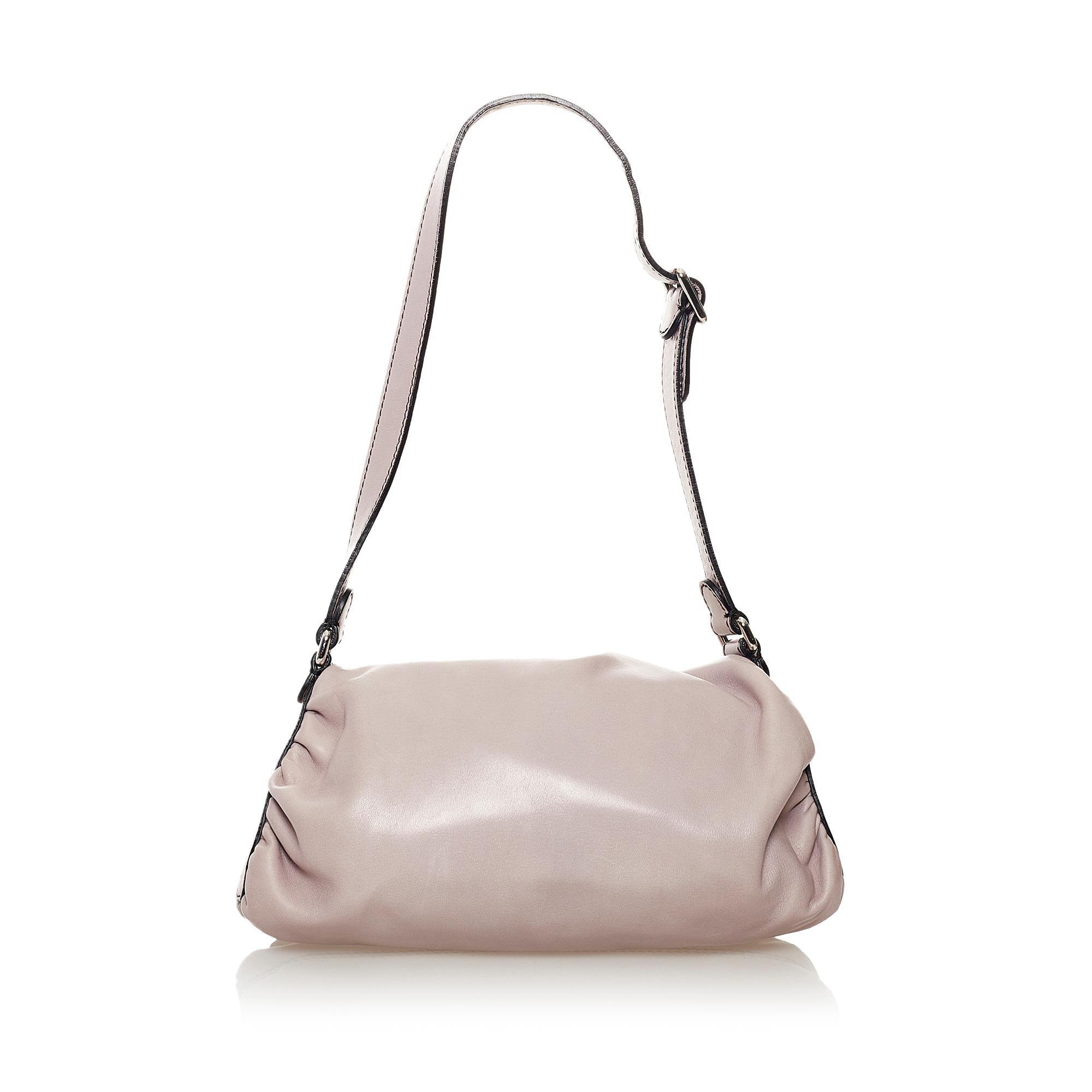 Valentino VRing Leather Shoulder Bag - tntwear1