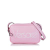 Versace Logo Leather Crossbody Bag - tntwear1