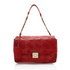 Versace Quilted Patent Leather Shoulder Bag - tntwear1