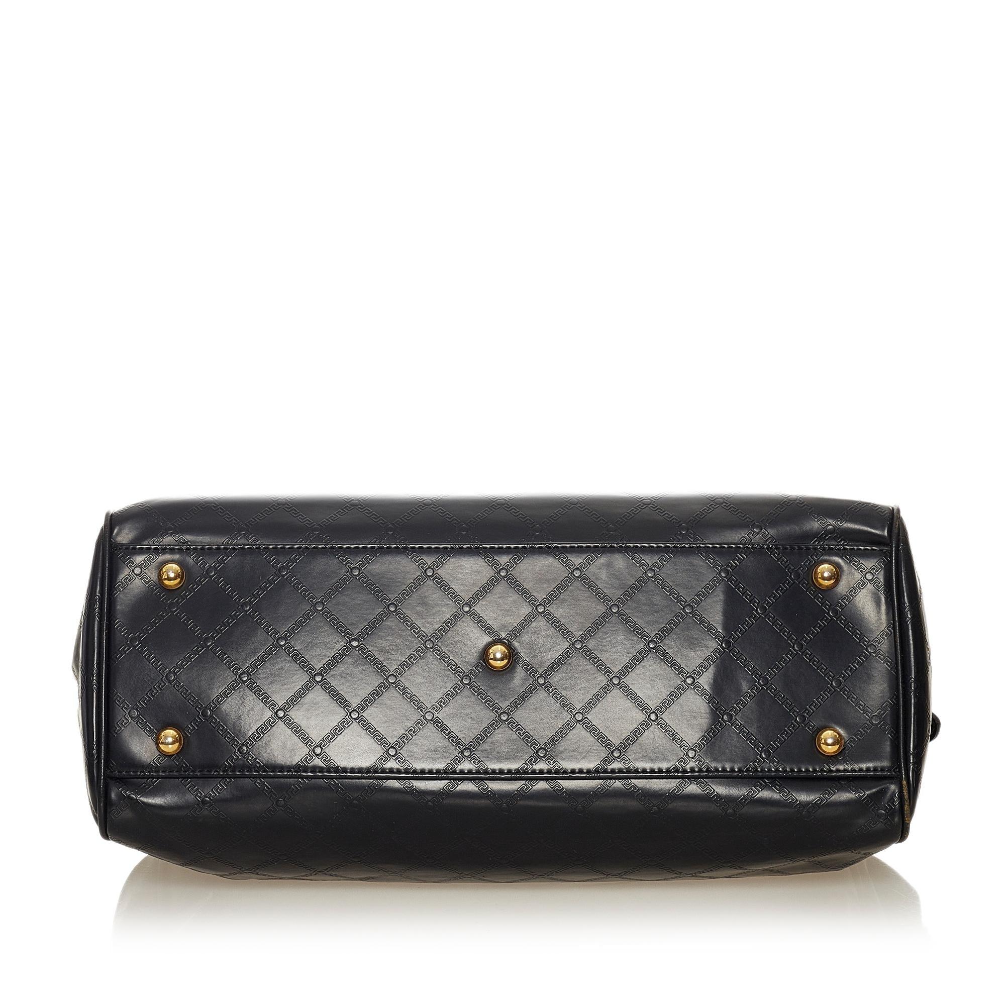 Versace Sunburst Leather Handbag - tntwear1