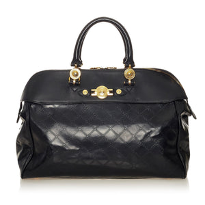 Versace Sunburst Leather Handbag - tntwear1