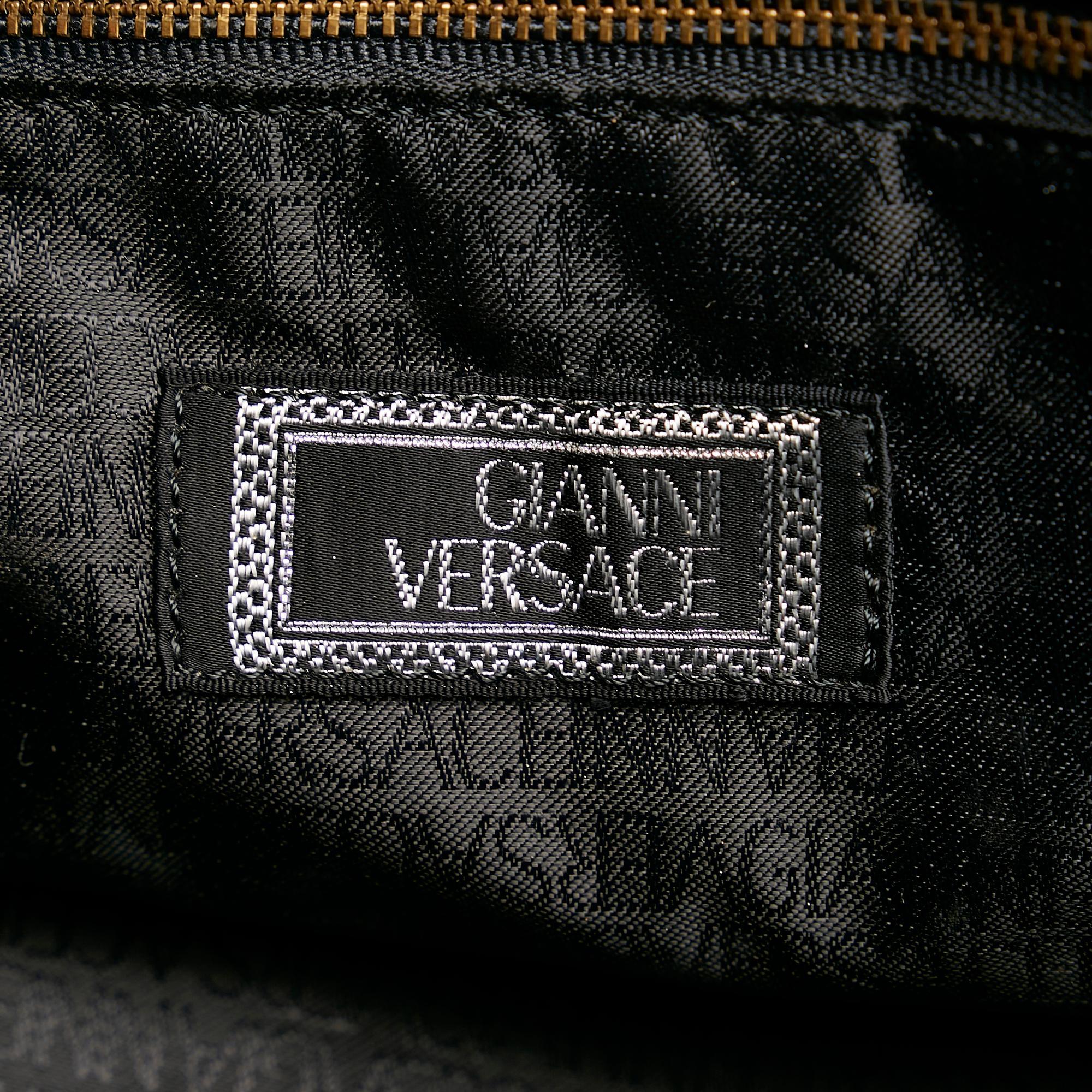 Versace Sunburst Leather Handbag - tntwear1