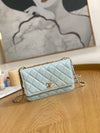 Tntwear - Woc Chain Wallet Bag Light Blue