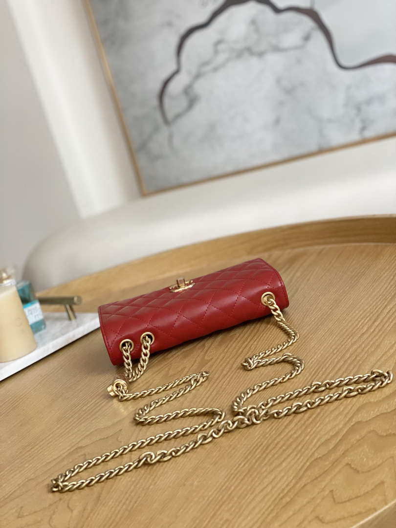 Tntwear - Woc Chain Wallet Bag Red