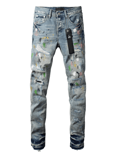 Light Ink Paint Jeans