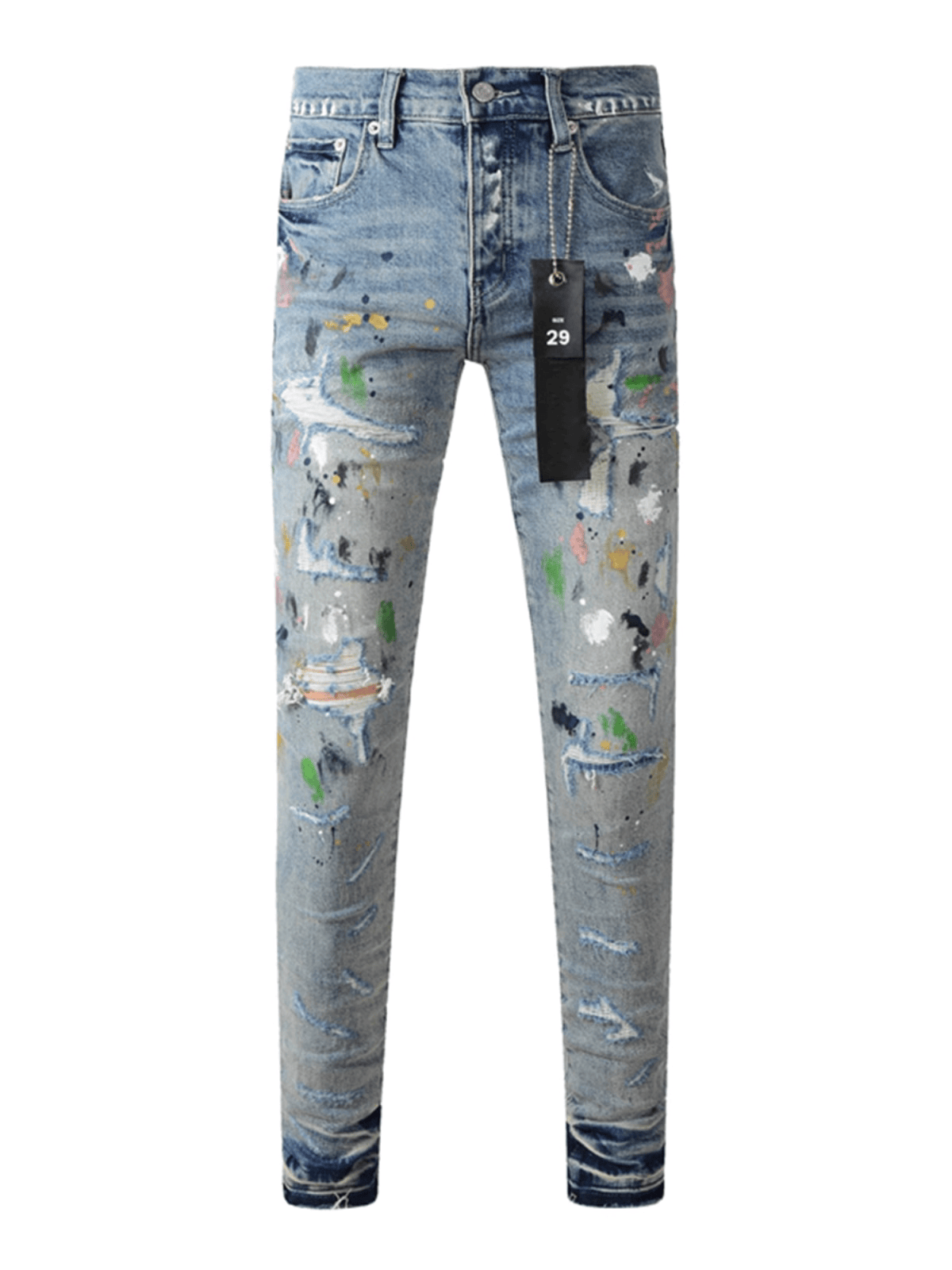 Light Ink Paint Jeans