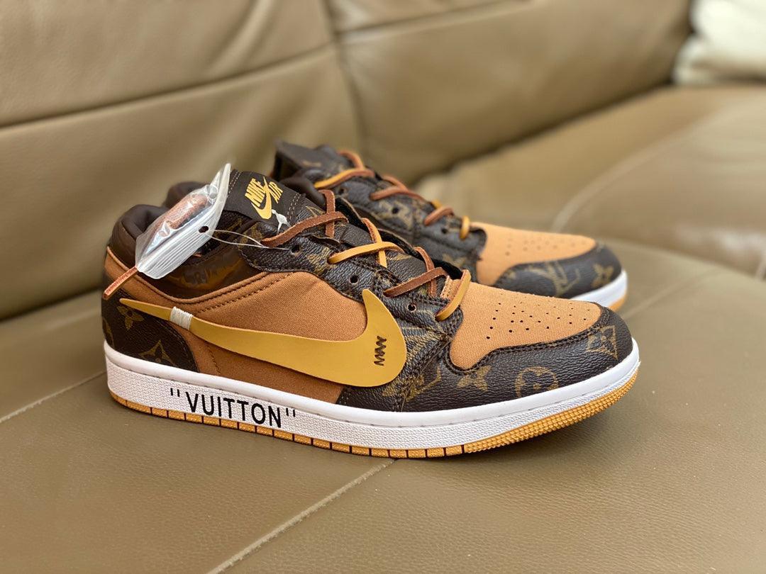 Custom Fragment x Travis Scott x Air Jordan 1 Low LV - tntwear1