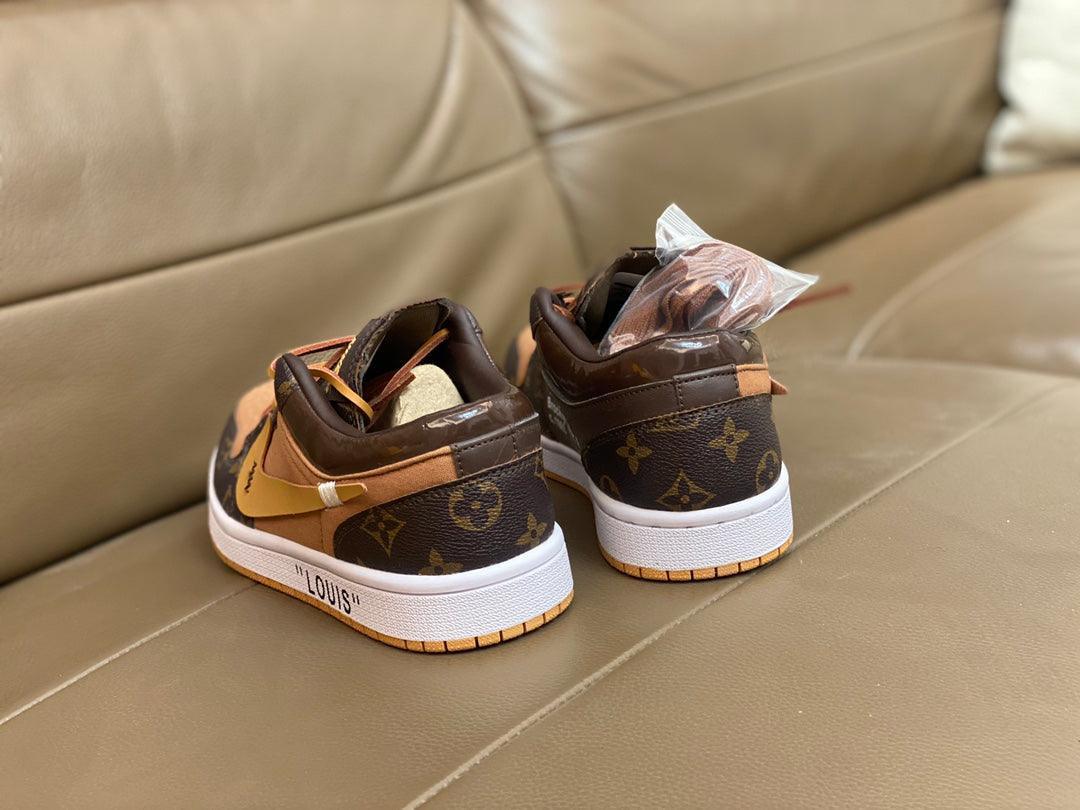 Custom Fragment x Travis Scott x Air Jordan 1 Low LV - tntwear1