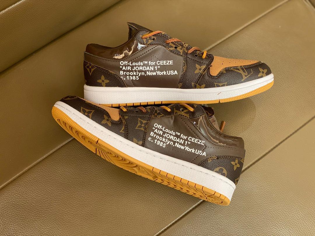 Custom Fragment x Travis Scott x Air Jordan 1 Low LV - tntwear1