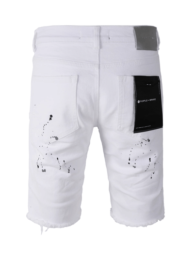 White Paint Dot Jeans