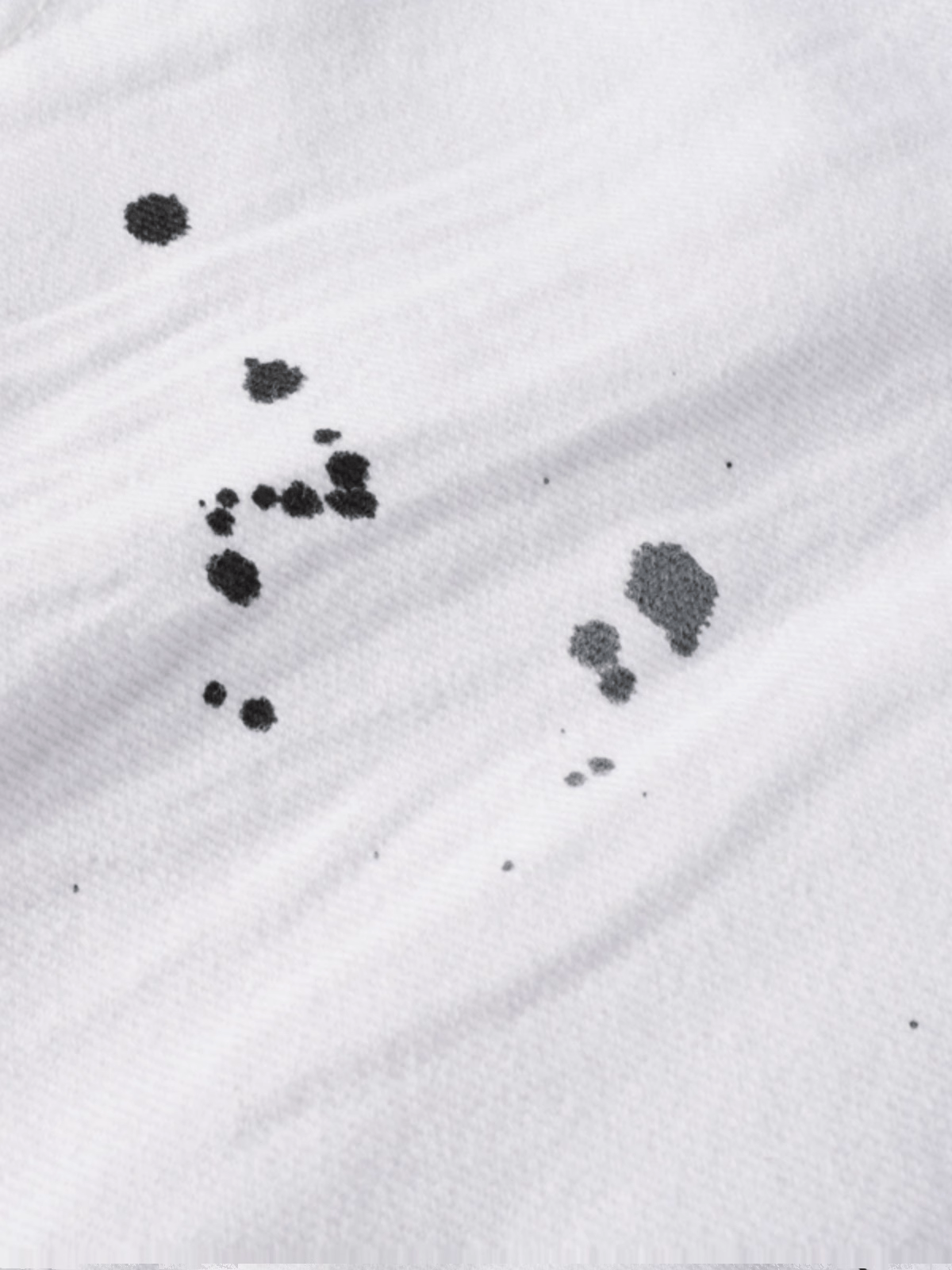 White Paint Dot Jeans