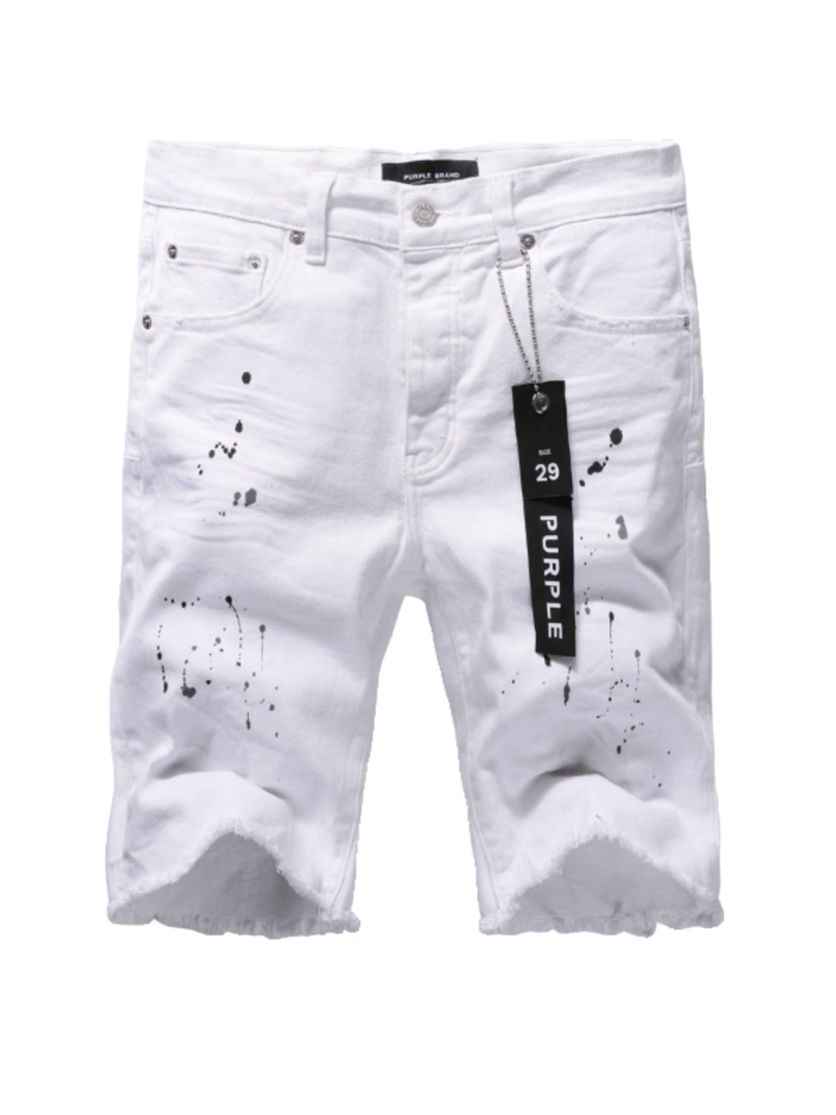 White Paint Dot Jeans