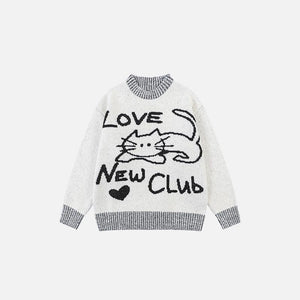 Cat's Cozy Club Sweater - tntwear1