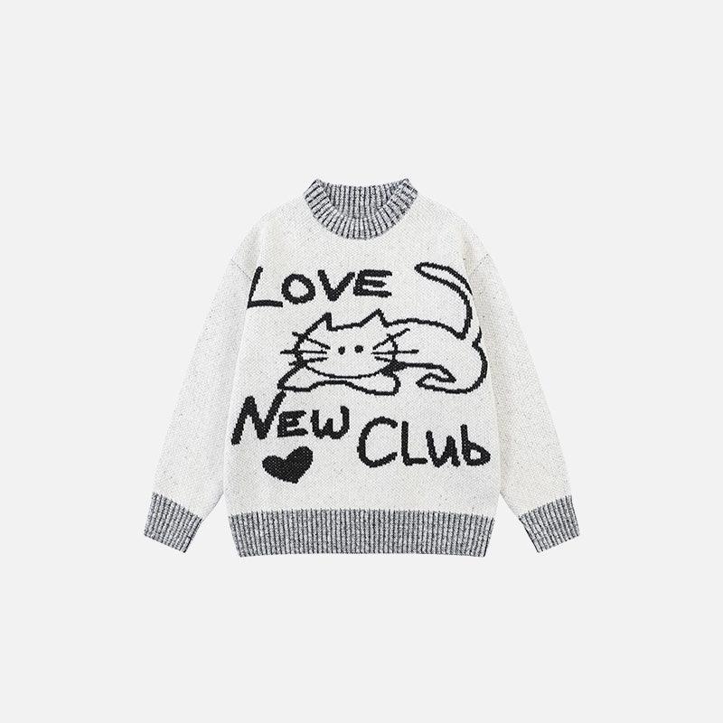 Cat's Cozy Club Sweater - tntwear1