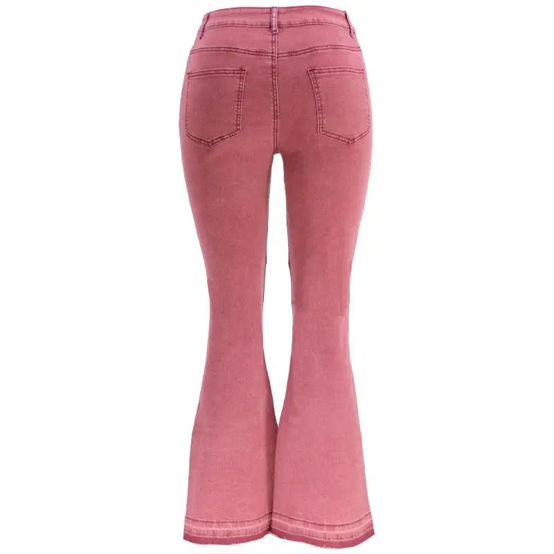 Zigzag Flared Jeans - tntwear1